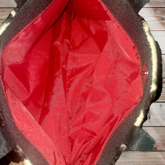 Giraffe Print Purse Handbag Shoulder Bag - Picture 4 of 5